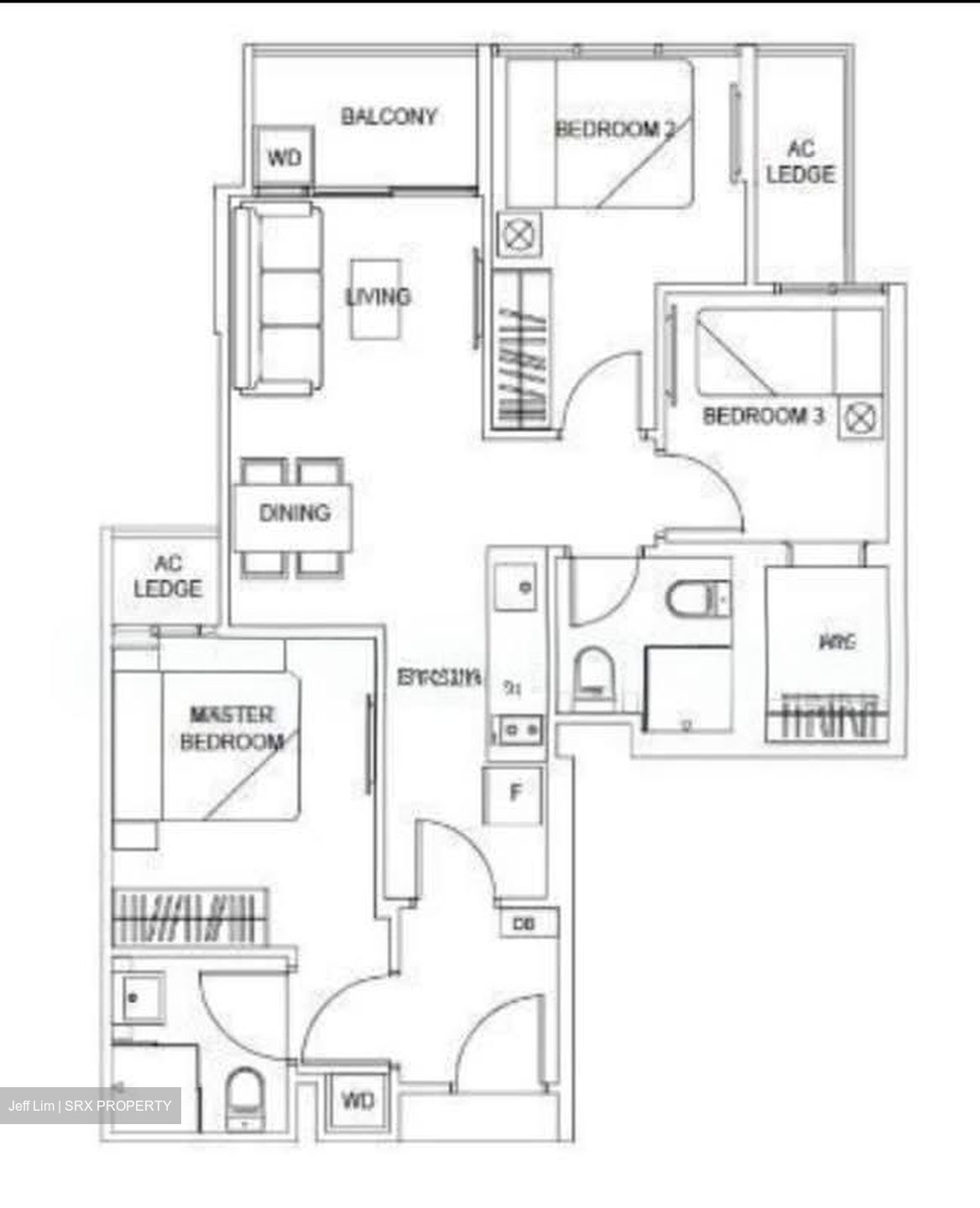 Hills Twoone (D23), Apartment #586908111